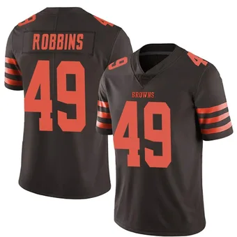 Men's Aidan Robbins Brown Limited Color Rush Football Jersey