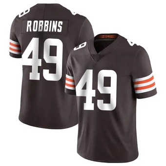 Men's Aidan Robbins Brown Limited Team Color Vapor Untouchable Football Jersey