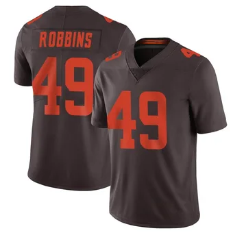 Men's Aidan Robbins Brown Limited Vapor Alternate Football Jersey