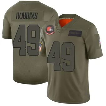 Men's Aidan Robbins Camo Limited 2019 Salute to Service Football Jersey