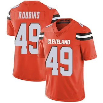 Men's Aidan Robbins Orange Limited Alternate Vapor Untouchable Football Jersey