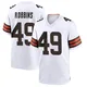 Men's Aidan Robbins White Game Football Jersey