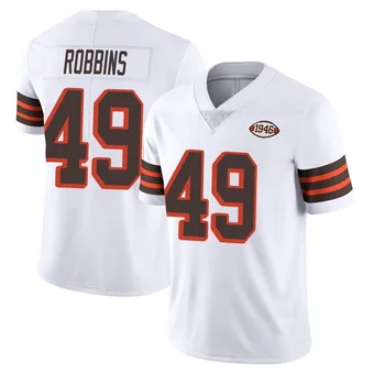 Men's Aidan Robbins White Limited Vapor 1946 Collection Alternate Football Jersey