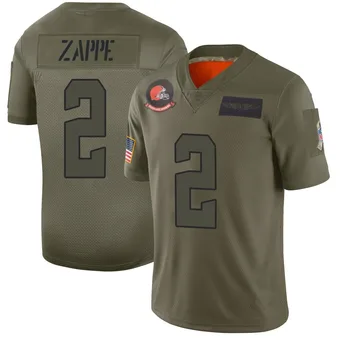 Men's Bailey Zappe Camo Limited 2019 Salute to Service Football Jersey