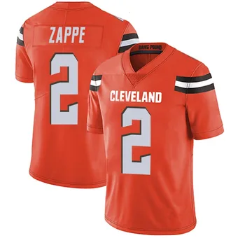 Men's Bailey Zappe Orange Limited Alternate Vapor Untouchable Football Jersey