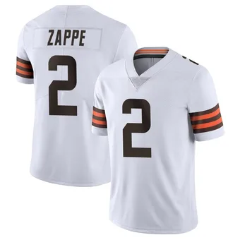 Men's Bailey Zappe White Limited Vapor Untouchable Football Jersey