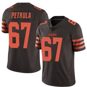 Men's Ben Petrula Brown Limited Color Rush Football Jersey