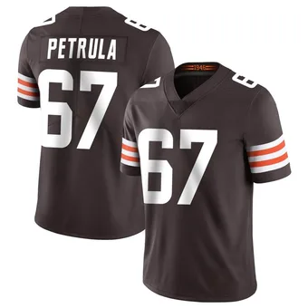 Men's Ben Petrula Brown Limited Team Color Vapor Untouchable Football Jersey