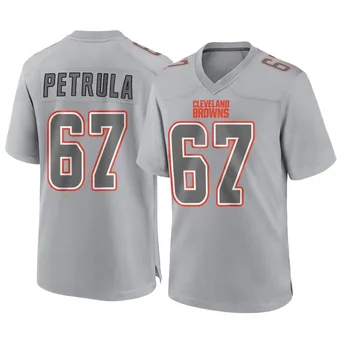 Men's Ben Petrula Gray Game Atmosphere Fashion Football Jersey