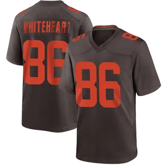 Men's Blake Whiteheart Brown Game Alternate Football Jersey