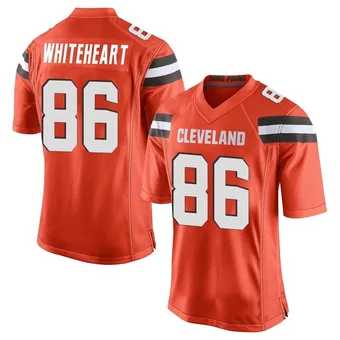 Men's Blake Whiteheart Orange Game Alternate Football Jersey