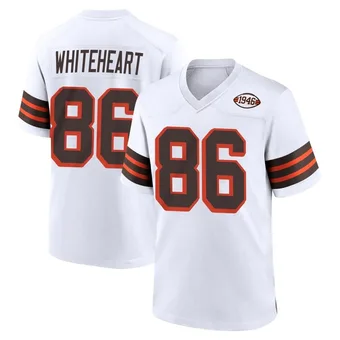 Men's Blake Whiteheart White Game 1946 Collection Alternate Football Jersey