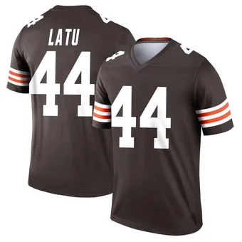 Men's Cameron Latu Brown Legend Football Jersey