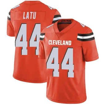 Men's Cameron Latu Orange Limited Alternate Vapor Untouchable Football Jersey