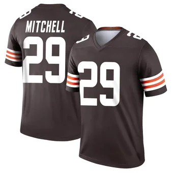 Men's Cameron Mitchell Brown Legend Football Jersey