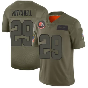 Men's Cameron Mitchell Camo Limited 2019 Salute to Service Football Jersey