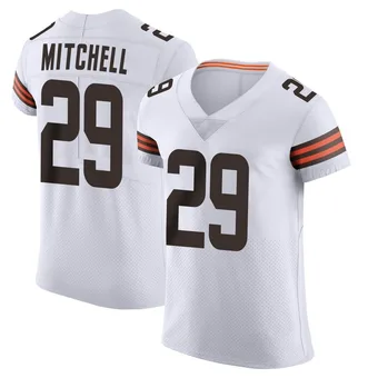 Men's Cameron Mitchell White Elite Vapor Football Jersey