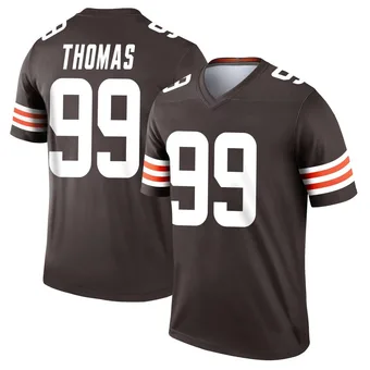 Men's Cameron Thomas Brown Legend Football Jersey