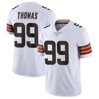 Men's Cameron Thomas White Limited Vapor Untouchable Football Jersey