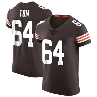 Men's Cameron Tom Brown Elite Vapor Football Jersey