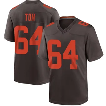 Men's Cameron Tom Brown Game Alternate Football Jersey