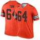 Men's Cameron Tom Orange Legend Inverted Football Jersey