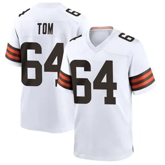 Men's Cameron Tom White Game Football Jersey