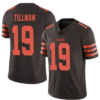 Men's Cedric Tillman Brown Limited Color Rush Football Jersey