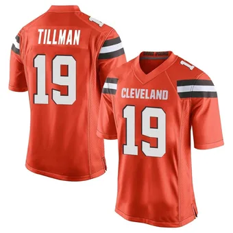 Men's Cedric Tillman Orange Game Alternate Football Jersey