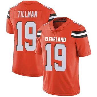 Men's Cedric Tillman Orange Limited Alternate Vapor Untouchable Football Jersey