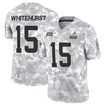 Men's Charlie Whitehurst Arctic Camo Limited 2024 Salute to Service Football Jersey