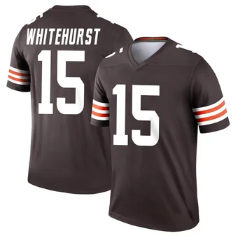 Men's Charlie Whitehurst Brown Legend Football Jersey