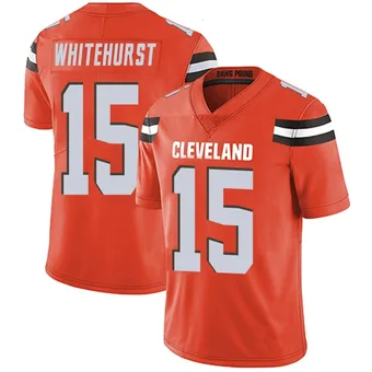 Men's Charlie Whitehurst Orange Limited Alternate Vapor Untouchable Football Jersey