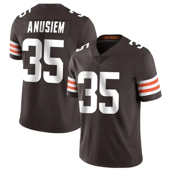 Men's Chigozie Anusiem Brown Limited Team Color Vapor Untouchable Football Jersey