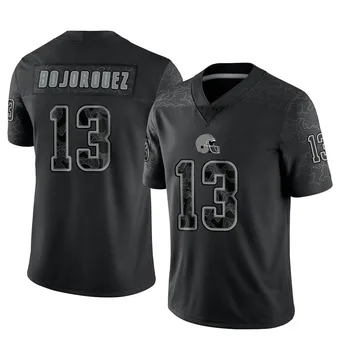 Men's Corey Bojorquez Black Limited Reflective Football Jersey