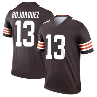 Men's Corey Bojorquez Brown Legend Football Jersey