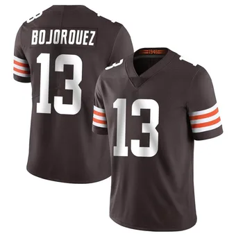 Men's Corey Bojorquez Brown Limited Team Color Vapor Untouchable Football Jersey