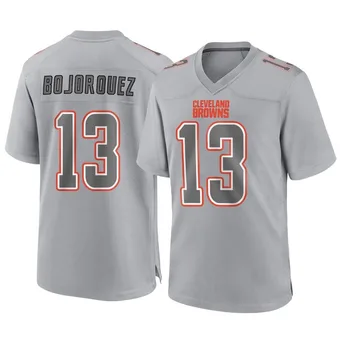 Men's Corey Bojorquez Gray Game Atmosphere Fashion Football Jersey