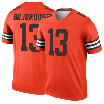 Men's Corey Bojorquez Orange Legend Inverted Football Jersey