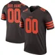 Men's Custom Brown Legend Color Rush Football Jersey