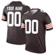 Men's Custom Brown Legend Football Jersey