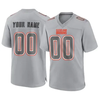 Men's Custom Gray Game Atmosphere Fashion Football Jersey