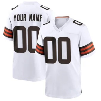 Men's Custom White Game Football Jersey