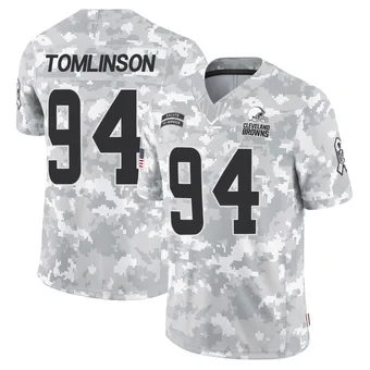 Men's Dalvin Tomlinson Arctic Camo Limited 2024 Salute to Service Football Jersey