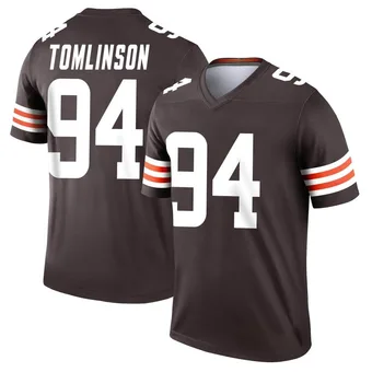 Men's Dalvin Tomlinson Brown Legend Football Jersey