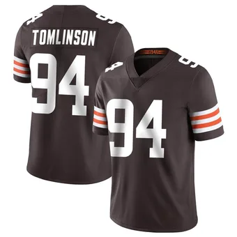 Men's Dalvin Tomlinson Brown Limited Team Color Vapor Untouchable Football Jersey