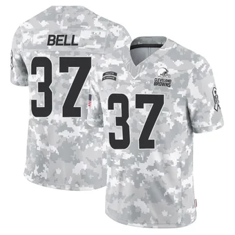 Men's D'Anthony Bell Arctic Camo Limited 2024 Salute to Service Football Jersey