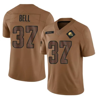 Men's D'Anthony Bell Brown Limited 2023 Salute To Service Football Jersey