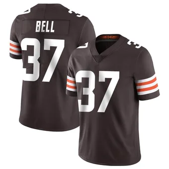 Men's D'Anthony Bell Brown Limited Team Color Vapor Untouchable Football Jersey