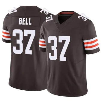 Men's D'Anthony Bell Brown Limited Vapor F.U.S.E. Football Jersey